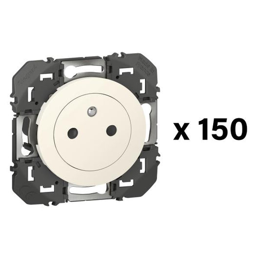 LEGRAND - Lot de 150 prises de courant 2P+T Surface dooxie 16A finition blanc - Réf. Fab.: 600611