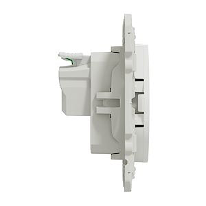 Schneider Electric - Odace 2011 - lot of 40 2P+E S520059 socket outlets - white - Mfg. ref.: S523059P