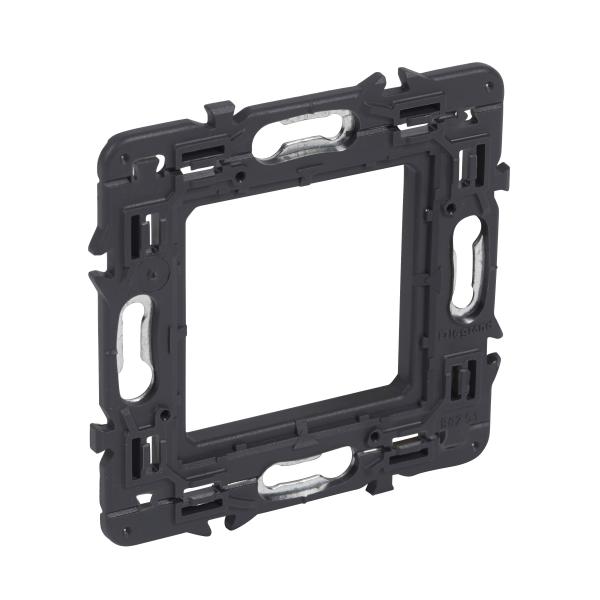 LEGRAND - Set of 100 Batibox universal supports, 2 modules for 1 gang, reference 080251 - Mfr. Ref.: 080209