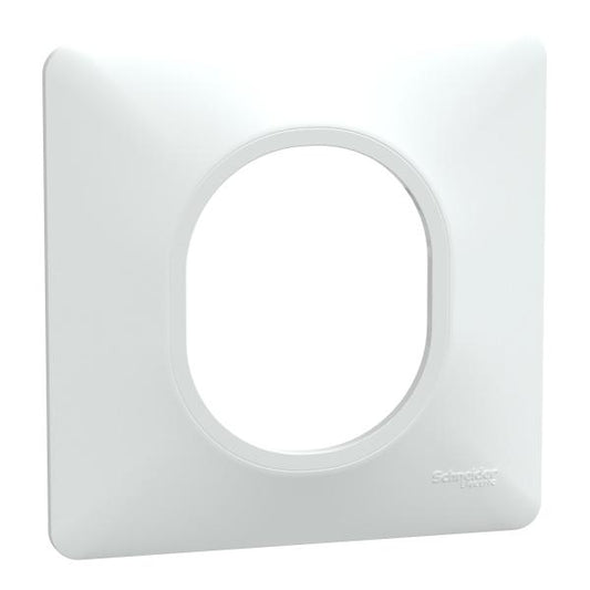 Schneider Electric - Ovalis - Lot de 360 plaques de finition de coloris blanc S320702 - Réf. fab.: S320702P
