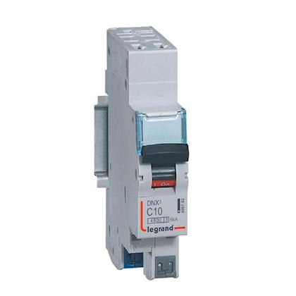 LEGRAND - Lot de 50 disjoncteurs DNX3 4500 Phase + Neutre 10A courbe C - bornes auto - Réf. Fab.: 100011