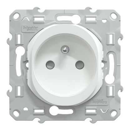 Schneider Electric - Ovalis - Lot de 108 2P+T à puits S320059 - 16A - Blanc - Réf. Fab.: S520052