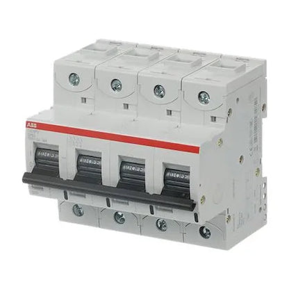 ABB - S804PV-SP63 - Disjoncteur modulaire PV - 4P - 63A - 1500VDC - Icu 5kA - 6 mod. - Réf. fab.: 2CCF019630R0001