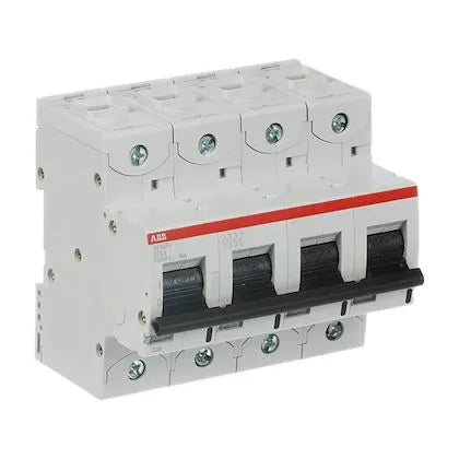 ABB - S804PV-SP63 - Disjoncteur modulaire PV - 4P - 63A - 1500VDC - Icu 5kA - 6 mod. - Réf. fab.: 2CCF019630R0001