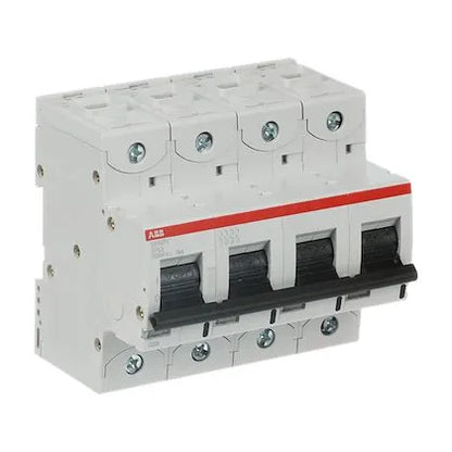 ABB - S804PV-SP63 - Disjoncteur modulaire PV - 4P - 63A - 1500VDC - Icu 5kA - 6 mod. - Réf. fab.: 2CCF019630R0001