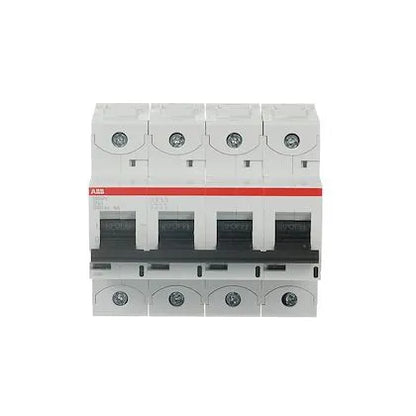 ABB - S804PV-SP63 - Disjoncteur modulaire PV - 4P - 63A - 1500VDC - Icu 5kA - 6 mod. - Réf. fab.: 2CCF019630R0001