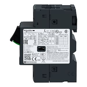 Schneider - TeSys GV2ME - Motor circuit breaker - 2.5..4A - 3P 3D - thermal-magnetic trip unit - Mfr. Ref.: GV2ME08