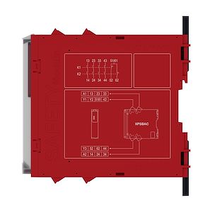 Schneider Electric - Harmony XPSU-Module de sécurité-Estop protection, 48-240 V pas entrée-à vis - Réf. Fab.: XPSBAC34AP