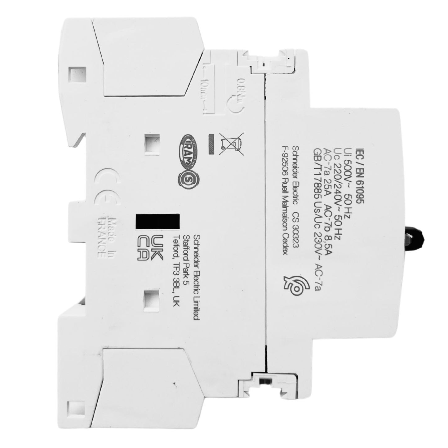 Schneider Electric - Acti9 iCT - Contacteur à commande manuelle - 3P - 25A - 3NO - 220/240Vca - 50Hz- Réf. fab.: A9C21833