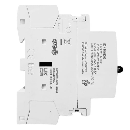 Schneider Electric - Acti9 iCT - Contacteur à commande manuelle - 3P - 25A - 3NO - 220/240Vca - 50Hz- Réf. fab.: A9C21833