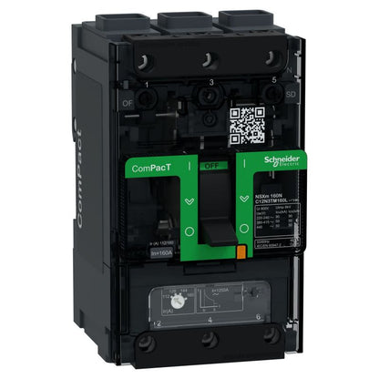 Schneider Electric - ComPacT NSXmE - disjoncteur - TM-D 160A - 3P3D - 16kA - borne EverLink - Réf. fab.: C12E3TM160L