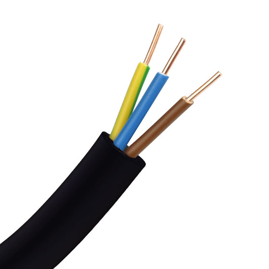 Sermes fils & câbles - Câble électrique rigide R2V 3G2,5mm² - Couronne de 100m - Réf. fab.: 0401C100
