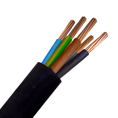 Sermes fils & câbles - Câble électrique rigide U1000 R2V 5G10 - TGL au mètre - Réf. fab.: 0420T