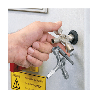 KNIPEX - Multi-function universal Twinkey control cabinet key - Mfg. Ref.: 00 11 01