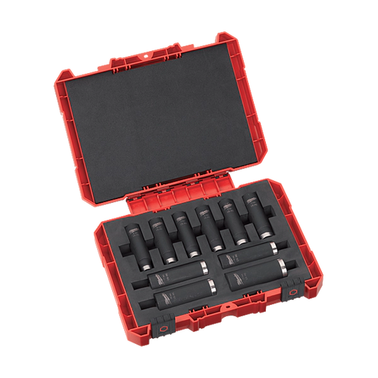 MILWAUKEE -  Coffret 10 douilles Shockwave 1/2'' - Réf. : 4932480457
