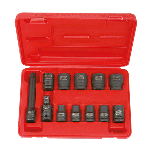 KSTOOLS -  Coffret 12 douilles à chocs 12'' - Réf. fab.: 515.0112