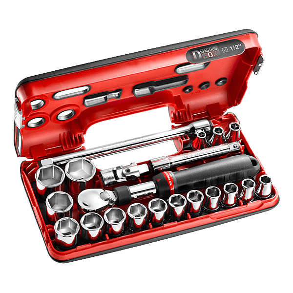 FACOM - 21-piece 1/2" socket set - Ref: SXL.DBOX1PB