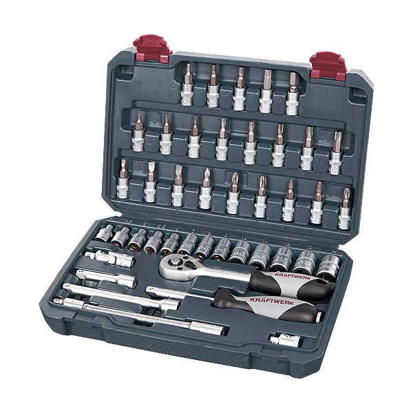 KRAFTWERK - 42-piece 1/4" socket set - Mfr. ref.: 204.101.000