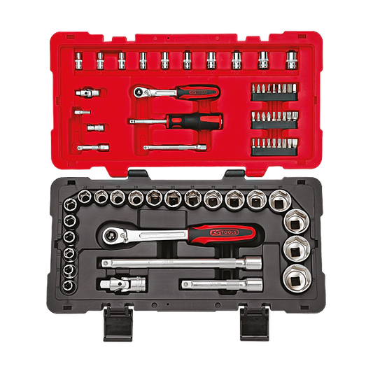 KSTOOLS - Coffret 68 pièces 1/4'' et 1/2'' - Réf. fab.: 922.0667