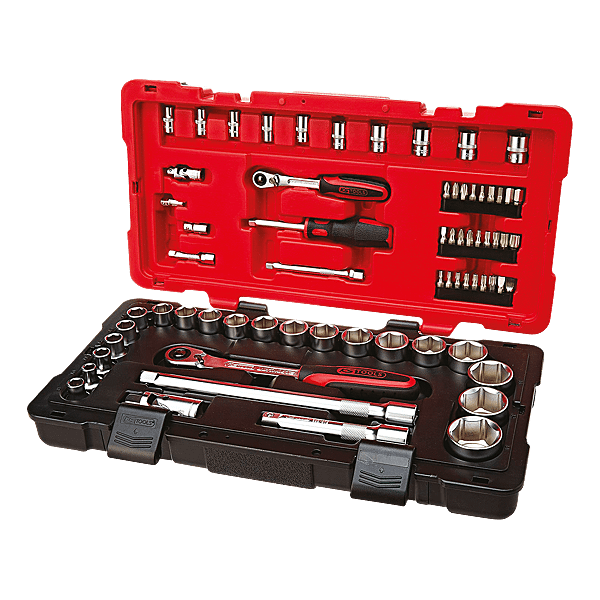 KSTOOLS - Coffret 68 pièces 1/4'' et 1/2'' - Réf. fab.: 922.0667