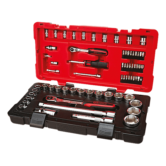 KSTOOLS - Coffret 68 pièces 1/4'' et 1/2'' - Réf. fab.: 922.0667