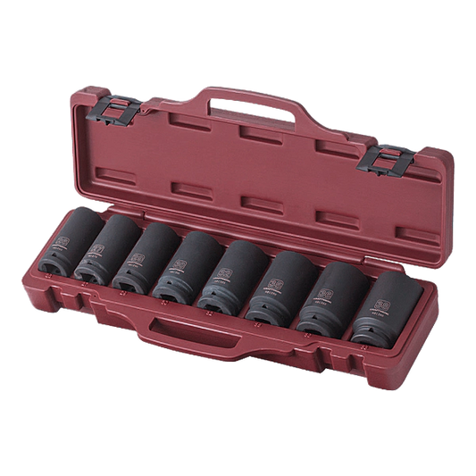 KRAFTWERK - Coffret 8 douilles longues à choc 3/4'' - Réf. fab.: 400015