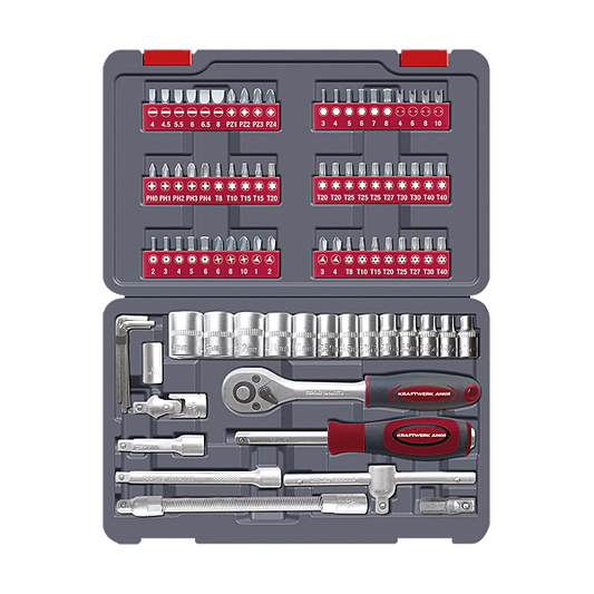 KRAFTWERK - Coffret 82 pièces 1/4'' - Réf. fab.: 204.101.001