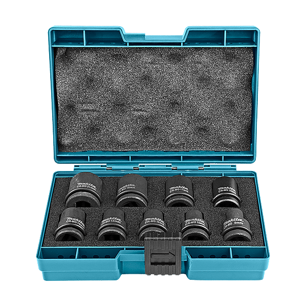 MAKITA - 9-piece 1/2'' impact socket set - Ref.: B-66232