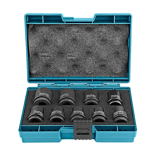 MAKITA -  Coffret 9 douilles à choc 1/2'' - Réf. : B-66232