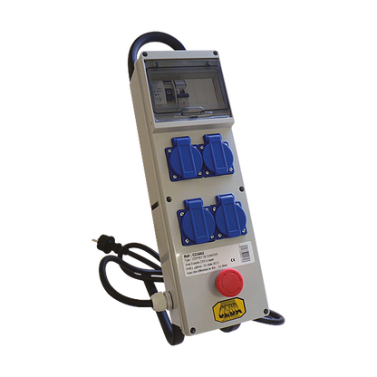 CEBA - Single-phase site distribution box CC4AU - Manufacturer's Ref.: CC4AU
