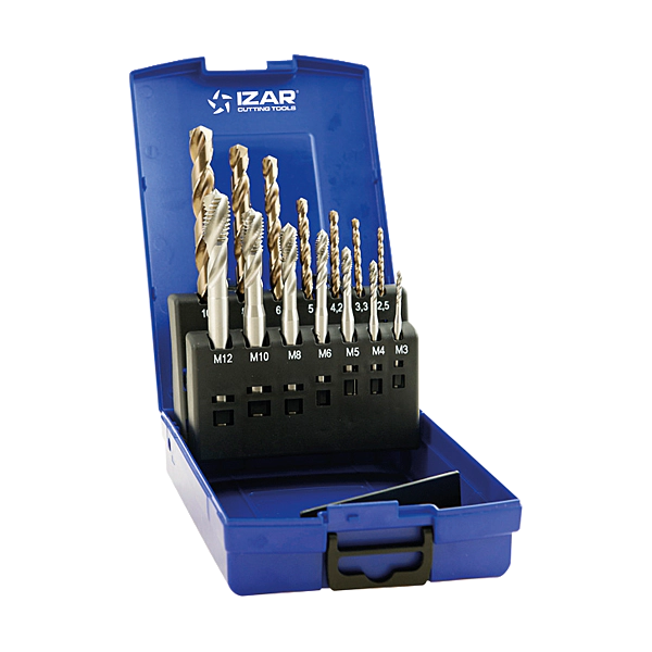 IZAR - Machine tap and drill set - Mfg. Ref.: 21802