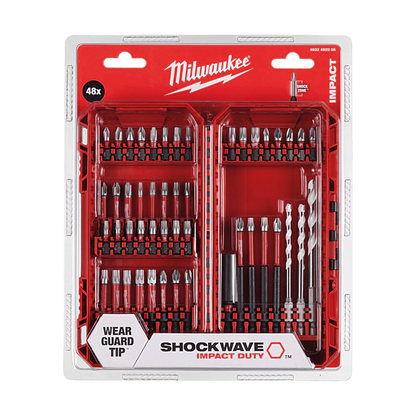 Milwaukee - Coffret d'embouts Shockwave 48 pièces - Réf. Fab. : 4932492005