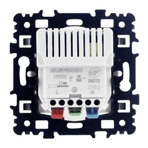 EUR'OHM - Square Prise de courant 2P+T + USB Type A blanc - Réf. Fab.: 60256