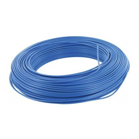 Sermes fils & câbles - Fil H07 V-U (Rigide) 2,5 mm² bleu - Couronne 100 m - Réf : 0003B
