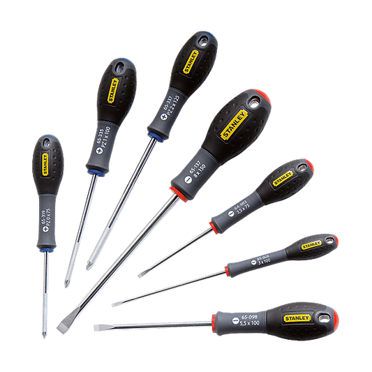 STANLEY  - Jeu de 7 tournevis Fatmax - Réf. Fab. : 0-65-425