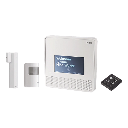 Nice France - Kit Alarme MyNice avec centrale de commande Wi-Fi et accessoires - Réf. fab.: MNKITW7000