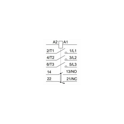 Schneider Electric - TeSys LC1D - contacteur - 3P - AC-3 440V - 9A - bobine 240Vca - Réf. fab. : LC1D09U7