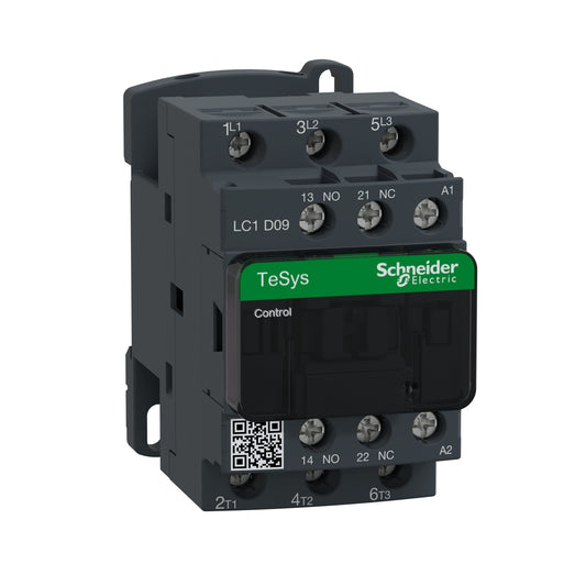 Schneider Electric - TeSys LC1D - contacteur - 3P - AC-3 440V - 9A - bobine 240Vca - Réf. fab. : LC1D09U7