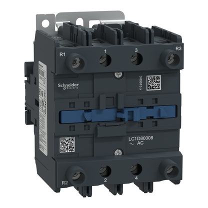 Schneider Electric - TeSys LC1D - contacteur - 4P (2F+2O) - AC-1 440V - 125A - bobine 230Vca - Réf. fab.: LC1D80008P7