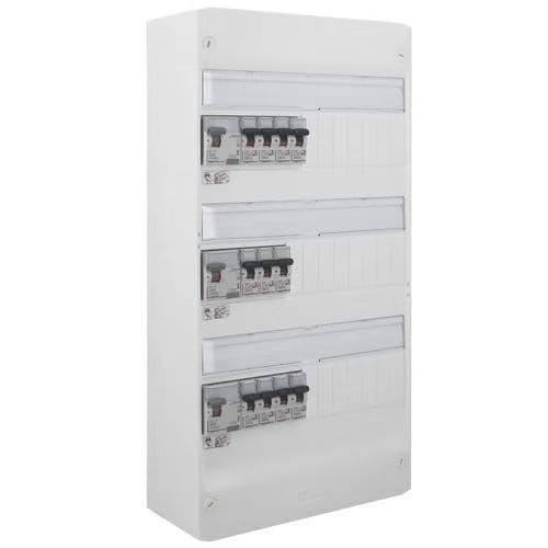 LEGRAND - Tableau électrique pré-câblé auto 3 rangées 1ID 63A 2ID 40A 11 disjoncteurs - Réf. fab.: 200884