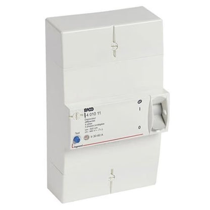 Legrand - Disjoncteur branchement Enedis tétrapolaire différentiel 500mA instantané - 60A - Réf. fab.: 401011