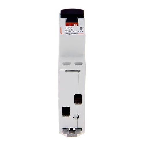 LEGRAND - Disjoncteur 16A unipolaire + neutre DNX3 - courbe C - 4,5/6kA - À vis - 1 module - Réf. Fab.: 406774