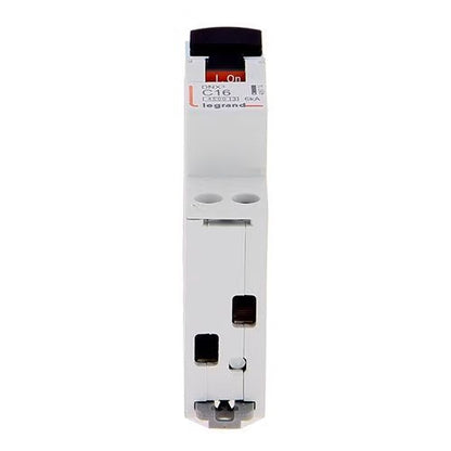 LEGRAND - Disjoncteur 16A unipolaire + neutre DNX3 - courbe C - 4,5/6kA - À vis - 1 module - Réf. Fab.: 406774