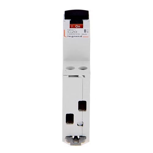 Legrand - Disjoncteur DNX3 4500 - vis/vis - U+N 230V~ 20A - 4,5kA - courbe C - 1 module - Réf. fab.: 406775