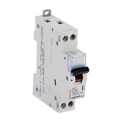 LEGRAND - DNX3 Disjoncteur 25A Ph+N courbe C 4.5kA 230V - Réf. fab.: 406776