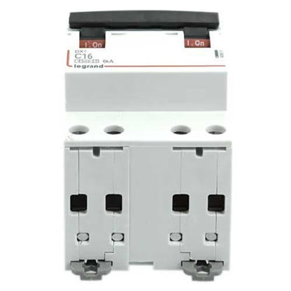 Legrand - Disjoncteur DX34500 6kA bornes à vis 4P 400V~ 10A courbe C - 3 modules - Réf. fab.: 406910