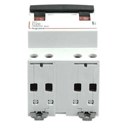 Legrand - Disjoncteur DX34500 6kA bornes à vis 4P 400V~ 20A courbe C - 3 modules - Réf. fab.: 406911