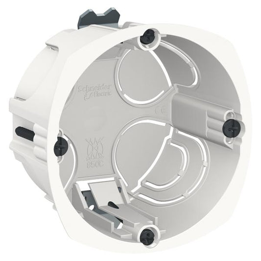 Schneider Electric - Multifix - lot de 300 boîtes encastrement + scie clo - 1 poste - Ø67mm - P40mm - Réf. fab.: IMT35914P