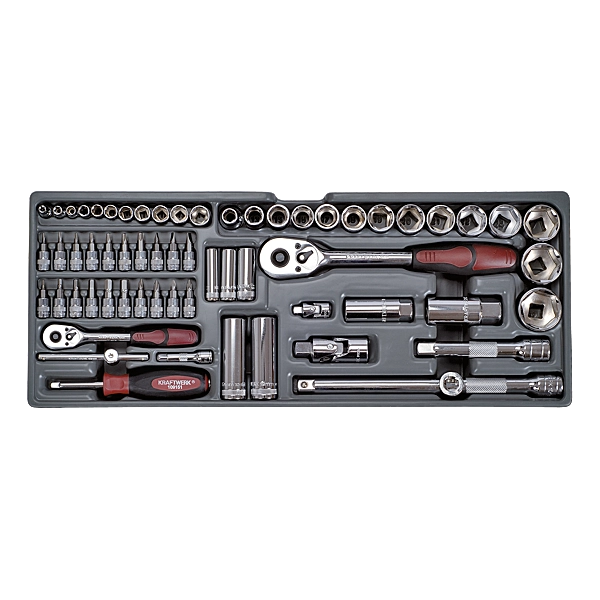 KRAFTWERK - Basic-Line Tool Case with 100 Tools - Mfg. Ref.: 206.100.000