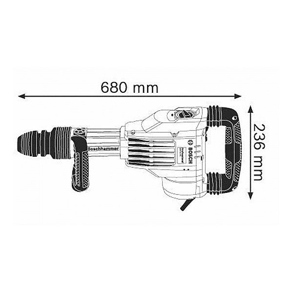 BOSCH - Marteau-piqueur SDS Max GSH 11 VCC  - Réf. Fab. : 0611336000
